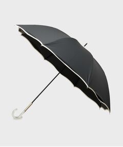 OPAQUE.CLIP / オペーク ドット クリップ 傘 | 晴雨兼用バイカラーパイピングデザイン長傘