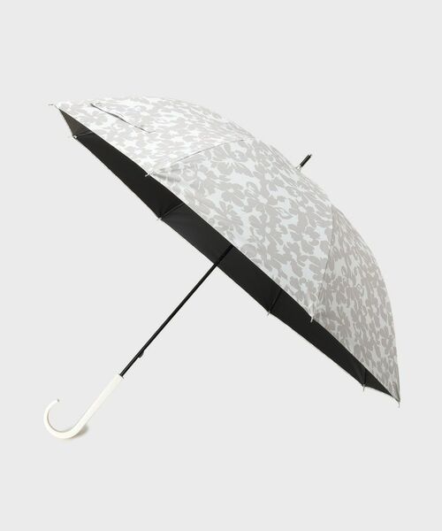 OPAQUE.CLIP / オペーク ドット クリップ 傘 | 晴雨兼用フラワーデザインプリント長傘（ベージュ(052)）