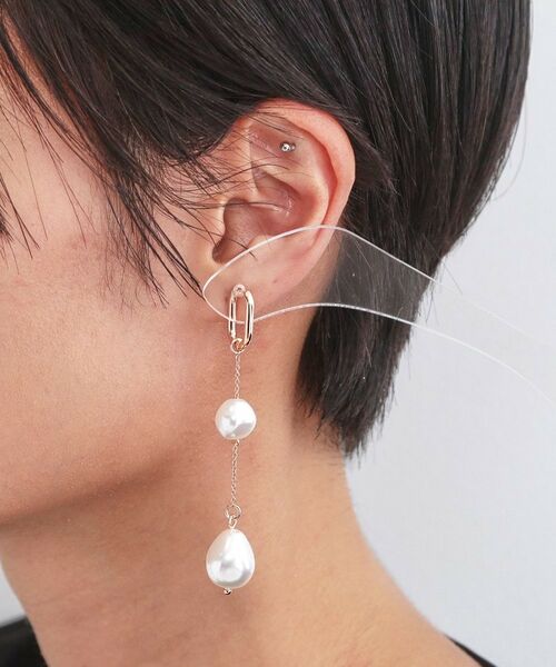 OPAQUE.CLIP / オペーク ドット クリップ ピアス・イヤリング | 2WAYパール調デザインピアス | 詳細4