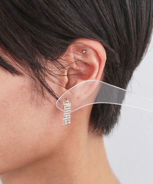 OPAQUE.CLIP / オペーク ドット クリップ ピアス・イヤリング | ビジューフリンジミニピアス | 詳細4