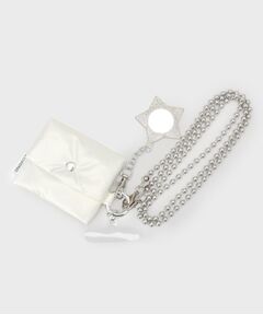 OPAQUE.CLIP / オペーク ドット クリップ キーホルダー・ストラップ | ミラーチャーム＆ミニポーチ付き ボールチェーンスマートフォンショルダーストラップ