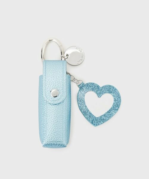 OPAQUE.CLIP / オペーク ドット クリップ キーホルダー・ストラップ | ミラー付きリップチャーム【9色展開】（ブルー(891)）