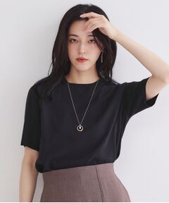 OPAQUE.CLIP / オペーク ドット クリップ ニット・セーター | ハーフスリーブニット／オーガニックコットン混【洗濯機OK／UVケア】