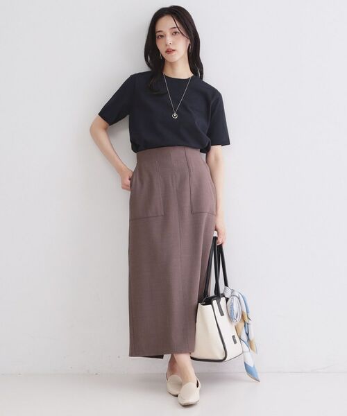 OPAQUE.CLIP / オペーク ドット クリップ ニット・セーター | ハーフスリーブニット／オーガニックコットン混【洗濯機OK／UVケア】 | 詳細10