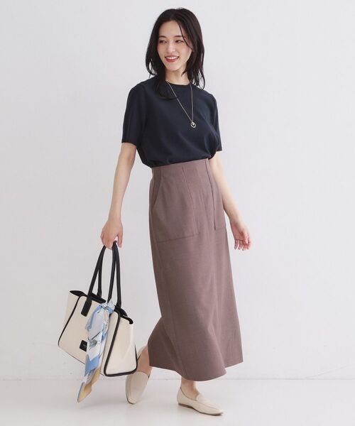 OPAQUE.CLIP / オペーク ドット クリップ ニット・セーター | ハーフスリーブニット／オーガニックコットン混【洗濯機OK／UVケア】 | 詳細11