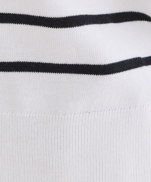 OPAQUE.CLIP / オペーク ドット クリップ ニット・セーター | ハーフスリーブニット／オーガニックコットン混【洗濯機OK／UVケア】 | 詳細16