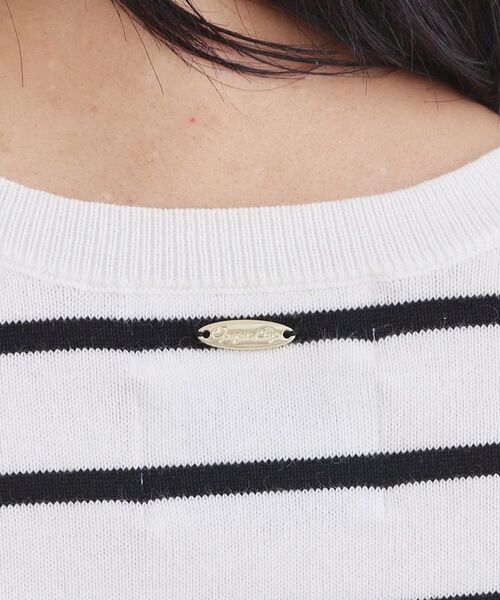 OPAQUE.CLIP / オペーク ドット クリップ ニット・セーター | ハーフスリーブニット／オーガニックコットン混【洗濯機OK／UVケア】 | 詳細25