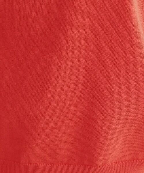 OPAQUE.CLIP / オペーク ドット クリップ ニット・セーター | ハーフスリーブニット／オーガニックコットン混【洗濯機OK／UVケア】 | 詳細8