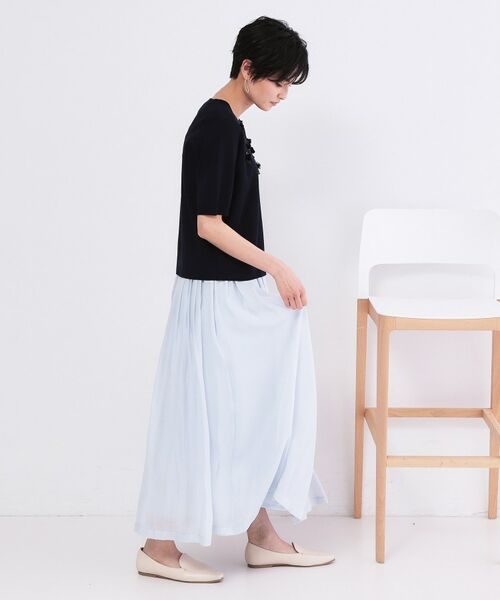 OPAQUE.CLIP / オペーク ドット クリップ ニット・セーター | ビジューモチーフニット【洗える】 | 詳細11