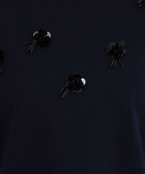 OPAQUE.CLIP / オペーク ドット クリップ ニット・セーター | ビジューモチーフニット【洗える】 | 詳細12