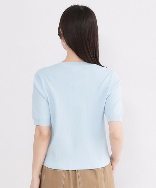 OPAQUE.CLIP / オペーク ドット クリップ ニット・セーター | ビジューモチーフニット【洗える】 | 詳細15