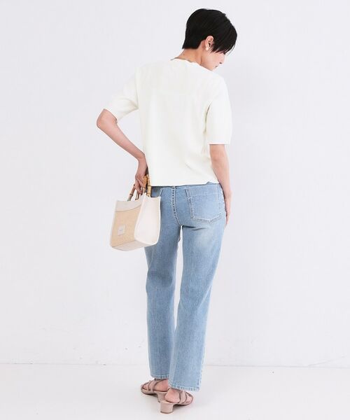 OPAQUE.CLIP / オペーク ドット クリップ ニット・セーター | ビジューモチーフニット【洗える】 | 詳細3