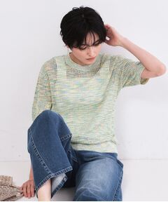 OPAQUE.CLIP / オペーク ドット クリップ ニット・セーター | MIXメッシュニット【洗濯機OK／抗ピル】