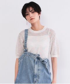 OPAQUE.CLIP / オペーク ドット クリップ ニット・セーター | MIXメッシュニット【洗濯機OK／抗ピル】