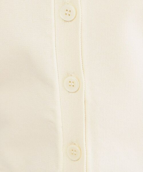 OPAQUE.CLIP / オペーク ドット クリップ ニット・セーター | フォルムスリーブ ドッキングポロ衿ニット【洗濯機OK】 | 詳細4