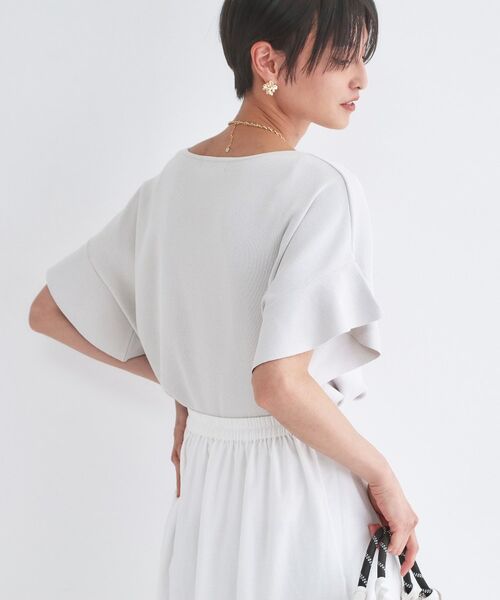 OPAQUE.CLIP / オペーク ドット クリップ ニット・セーター | フリルスリーブニット | 詳細13