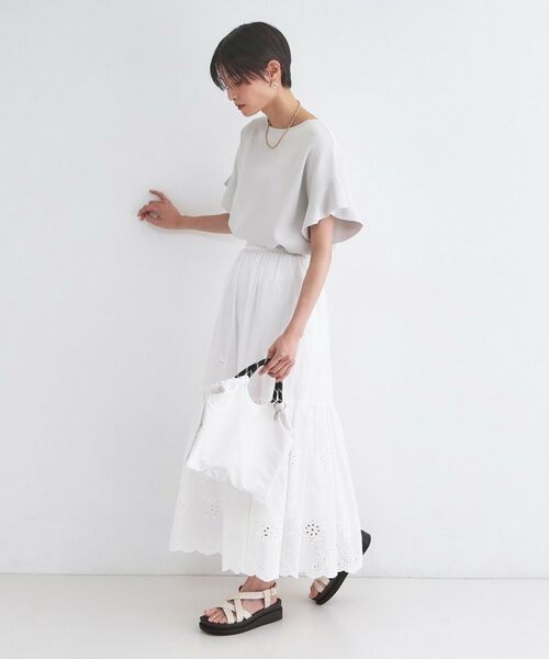 OPAQUE.CLIP / オペーク ドット クリップ ニット・セーター | フリルスリーブニット | 詳細15