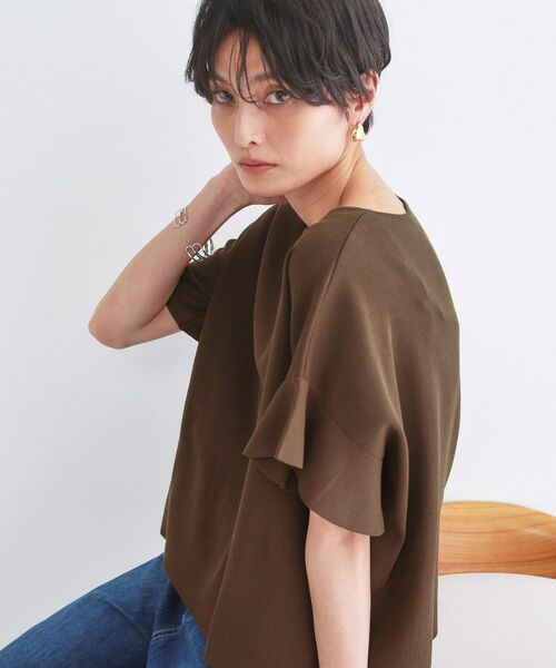 OPAQUE.CLIP / オペーク ドット クリップ ニット・セーター | フリルスリーブニット | 詳細21