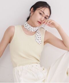 OPAQUE.CLIP / オペーク ドット クリップ キャミソール・チューブトップ | 前後2WAY ブークレニットタンクトップ【洗濯機OK】