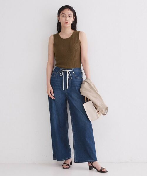 OPAQUE.CLIP / オペーク ドット クリップ キャミソール・チューブトップ | 前後2WAY ブークレニットタンクトップ【洗濯機OK】 | 詳細10