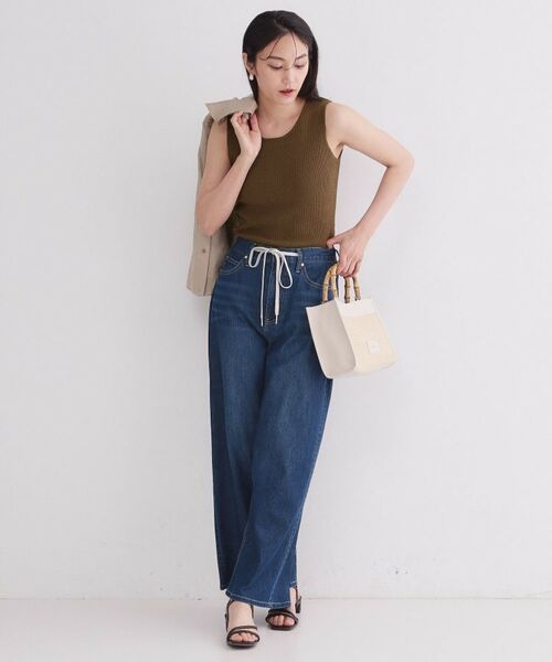 OPAQUE.CLIP / オペーク ドット クリップ キャミソール・チューブトップ | 前後2WAY ブークレニットタンクトップ【洗濯機OK】 | 詳細11