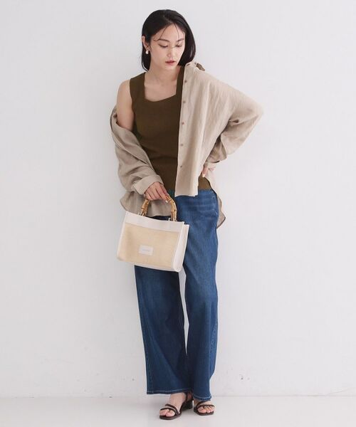 OPAQUE.CLIP / オペーク ドット クリップ キャミソール・チューブトップ | 前後2WAY ブークレニットタンクトップ【洗濯機OK】 | 詳細13