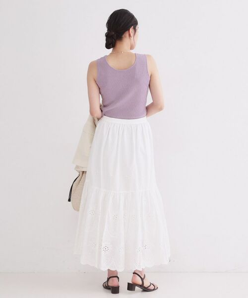 OPAQUE.CLIP / オペーク ドット クリップ キャミソール・チューブトップ | 前後2WAY ブークレニットタンクトップ【洗濯機OK】 | 詳細20