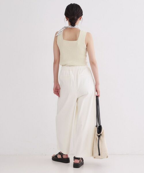 OPAQUE.CLIP / オペーク ドット クリップ キャミソール・チューブトップ | 前後2WAY ブークレニットタンクトップ【洗濯機OK】 | 詳細5