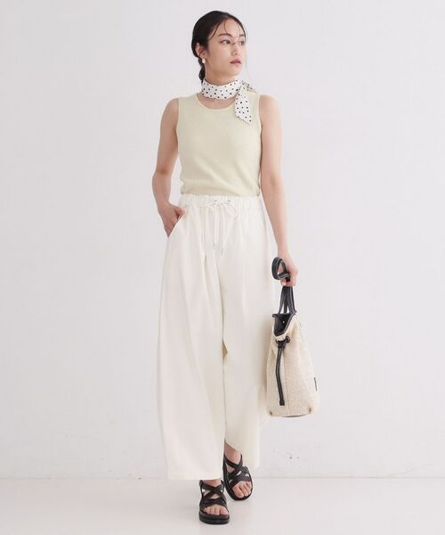 OPAQUE.CLIP / オペーク ドット クリップ キャミソール・チューブトップ | 前後2WAY ブークレニットタンクトップ【洗濯機OK】 | 詳細6