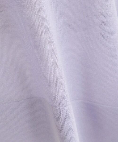 OPAQUE.CLIP / オペーク ドット クリップ ニット・セーター | ドライタッチドルマンニット【洗濯機OK】 | 詳細12