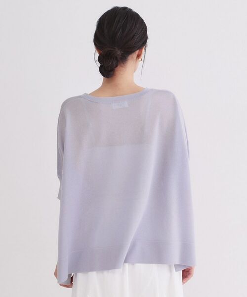 OPAQUE.CLIP / オペーク ドット クリップ ニット・セーター | ドライタッチドルマンニット【洗濯機OK】 | 詳細15