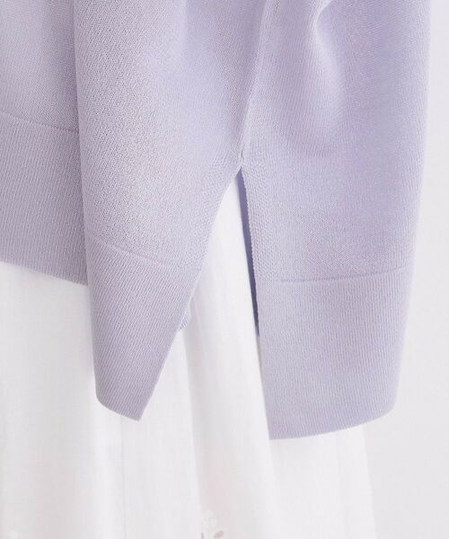 OPAQUE.CLIP / オペーク ドット クリップ ニット・セーター | ドライタッチドルマンニット【洗濯機OK】 | 詳細18