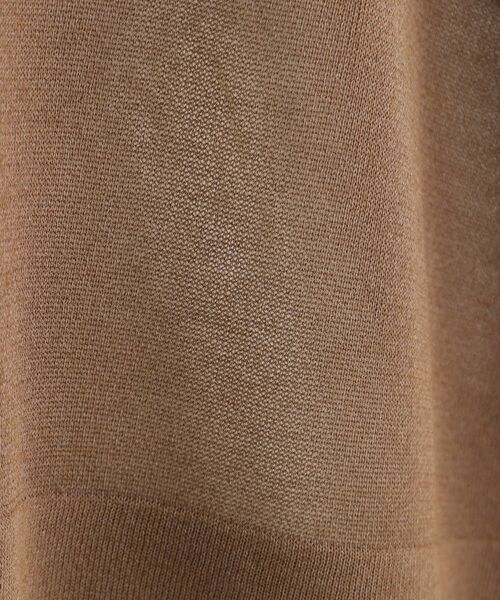 OPAQUE.CLIP / オペーク ドット クリップ ニット・セーター | ドライタッチドルマンニット【洗濯機OK】 | 詳細8