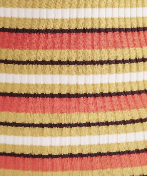 OPAQUE.CLIP / オペーク ドット クリップ ニット・セーター | マルチボーダーリブニット【洗濯機OK／抗ピル】 | 詳細4