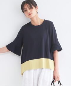 OPAQUE.CLIP / オペーク ドット クリップ ニット・セーター | 配色フレアシルエットニット