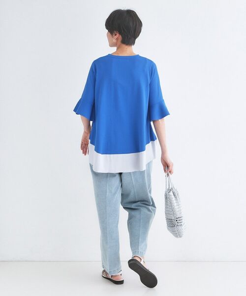 OPAQUE.CLIP / オペーク ドット クリップ ニット・セーター | 配色フレアシルエットニット | 詳細11