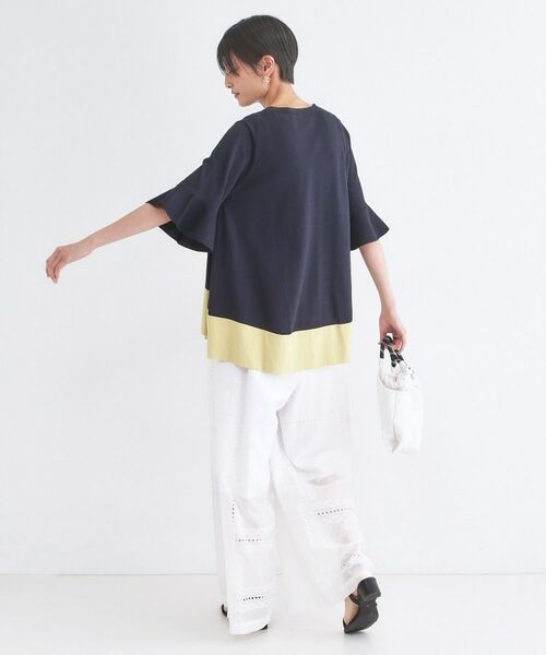 OPAQUE.CLIP / オペーク ドット クリップ ニット・セーター | 配色フレアシルエットニット | 詳細15