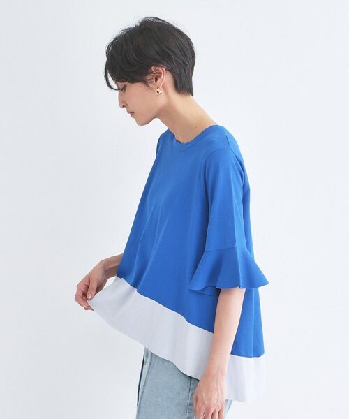 OPAQUE.CLIP / オペーク ドット クリップ ニット・セーター | 配色フレアシルエットニット | 詳細18