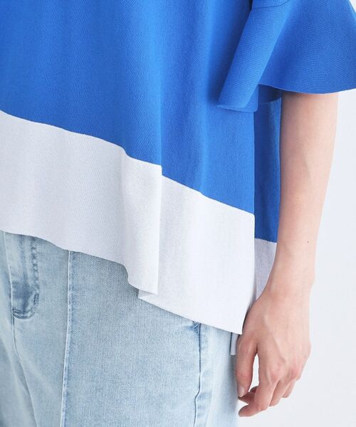 OPAQUE.CLIP / オペーク ドット クリップ ニット・セーター | 配色フレアシルエットニット | 詳細22