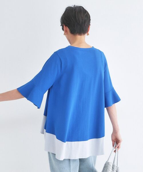 OPAQUE.CLIP / オペーク ドット クリップ ニット・セーター | 配色フレアシルエットニット | 詳細9