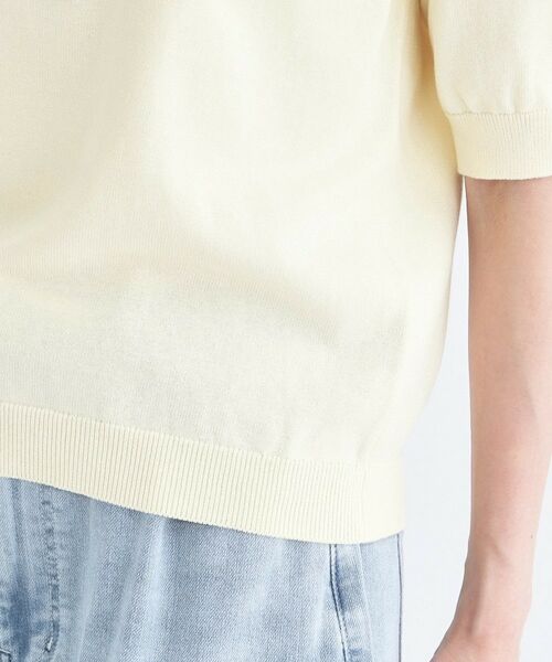 OPAQUE.CLIP / オペーク ドット クリップ ニット・セーター | ビッグポロ衿ニット【洗濯機OK】 | 詳細18