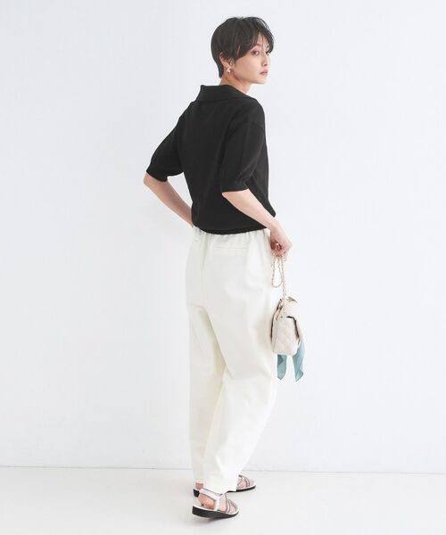 OPAQUE.CLIP / オペーク ドット クリップ ニット・セーター | ビッグポロ衿ニット【洗濯機OK】 | 詳細3