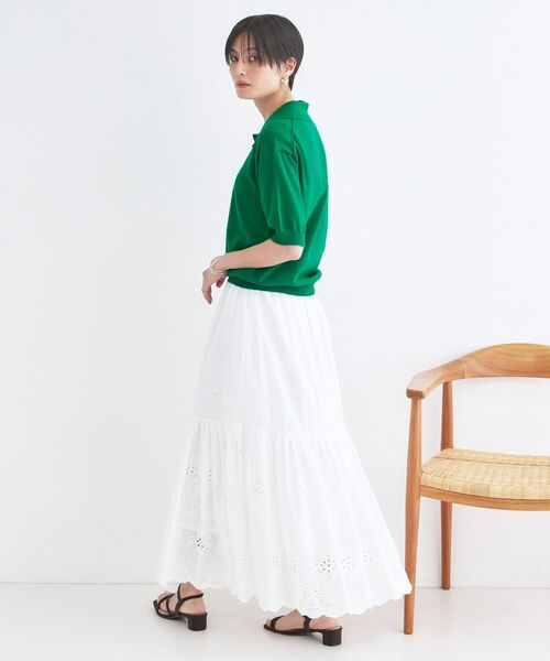 OPAQUE.CLIP / オペーク ドット クリップ ニット・セーター | ビッグポロ衿ニット【洗濯機OK】 | 詳細7