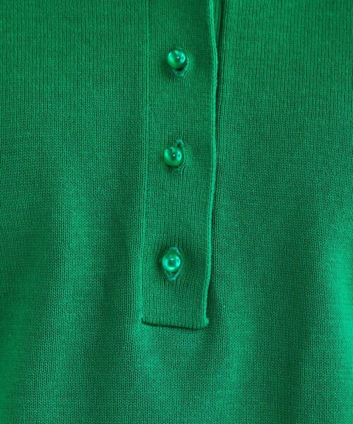 OPAQUE.CLIP / オペーク ドット クリップ ニット・セーター | ビッグポロ衿ニット【洗濯機OK】 | 詳細8