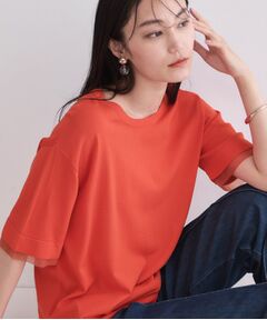 OPAQUE.CLIP / オペーク ドット クリップ ニット・セーター | UV／接触冷感 袖口シアーニット【洗濯機OK／抗ピル】