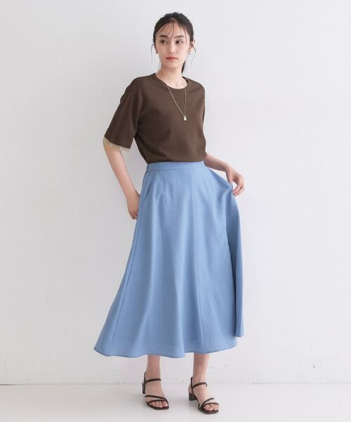 OPAQUE.CLIP / オペーク ドット クリップ ニット・セーター | UV／接触冷感 袖口シアーニット【洗濯機OK／抗ピル】 | 詳細10