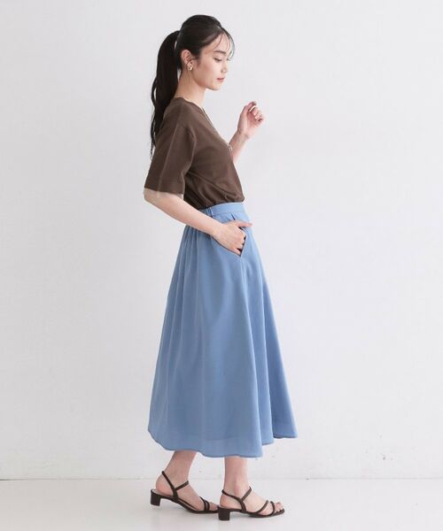 OPAQUE.CLIP / オペーク ドット クリップ ニット・セーター | UV／接触冷感 袖口シアーニット【洗濯機OK／抗ピル】 | 詳細11