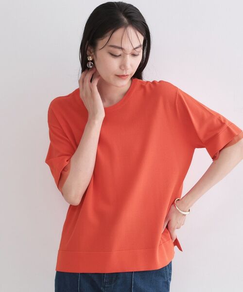 OPAQUE.CLIP / オペーク ドット クリップ ニット・セーター | UV／接触冷感 袖口シアーニット【洗濯機OK／抗ピル】 | 詳細13