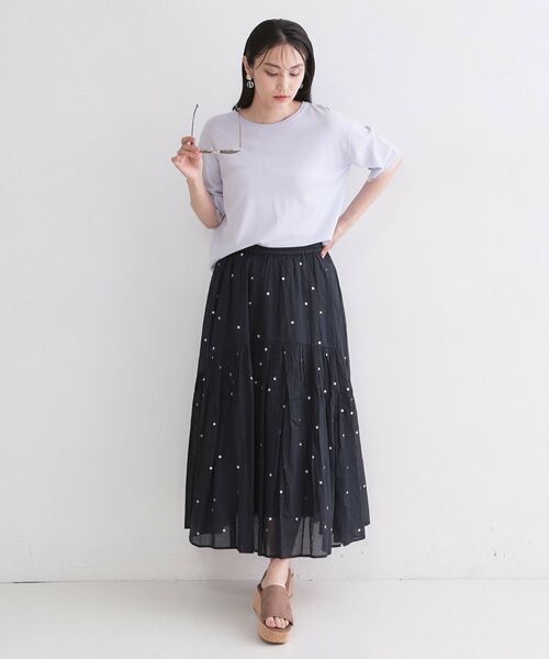 OPAQUE.CLIP / オペーク ドット クリップ ニット・セーター | UV／接触冷感 袖口シアーニット【洗濯機OK／抗ピル】 | 詳細18