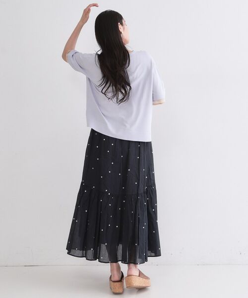 OPAQUE.CLIP / オペーク ドット クリップ ニット・セーター | UV／接触冷感 袖口シアーニット【洗濯機OK／抗ピル】 | 詳細19